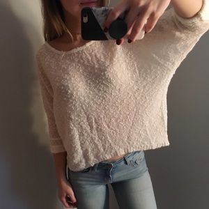 🔴Pacsun cream long sleeve sweater🔴